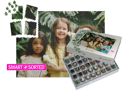 SMART SORTED fotopuzzle 1000 dílků rozdělených v krabičkách