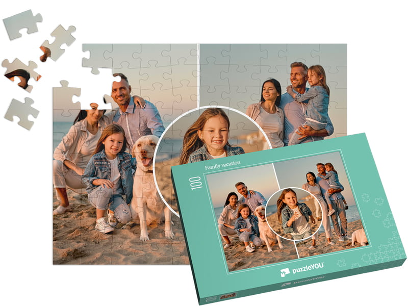Složené puzzle z fotky 100 dílků