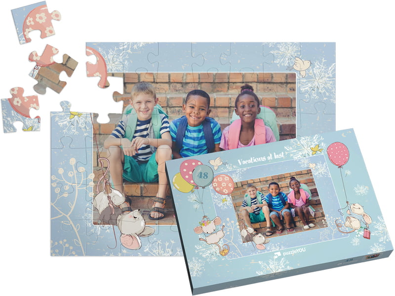 Složené fotopuzzle 48 s puzzle-krabičkou