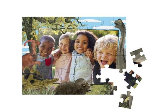 puzzlePRODĚTI s dinosaury 48 dílky
