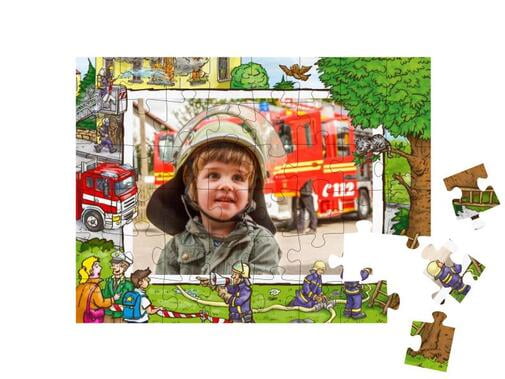 puzzlePRODĚTI s hasiči 48 dílky